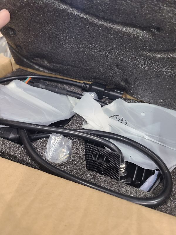 Photo 1 of 2pcs,5inch 160W Super Bright Yellow Spotlight Round Offroad Light,Driving Fog Light 16000LM High Output Spot Beam,+Black mask,Black mask can be DIY Sticker, Cool and dust Proof Action,IP67