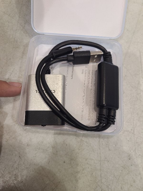 Photo 1 of CHOOCL Bluetooth 5.0 aptX-HD Adapter with Y Cable for BMW and Mini Cooper USB+AUX iPod iPhone Music Interface (3000B)