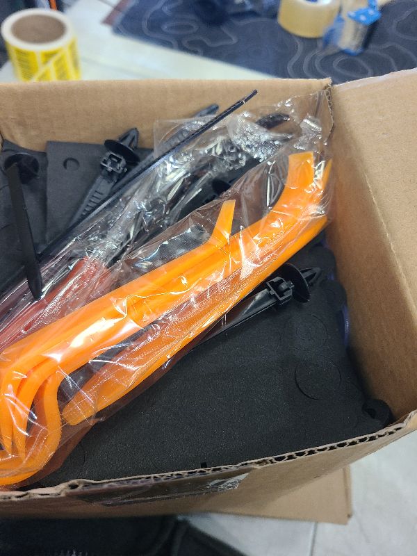 Photo 1 of 1595PCS Car Push Retainer Clips & Door Panel Trim Clamp Kit -40 Most Popular Sizes Nylon Bumper Fender Rivets Kit with 10 Cable Ties for GM Ford Toyota Honda Chevrolet BMW Benz Audi Nissan Mazda