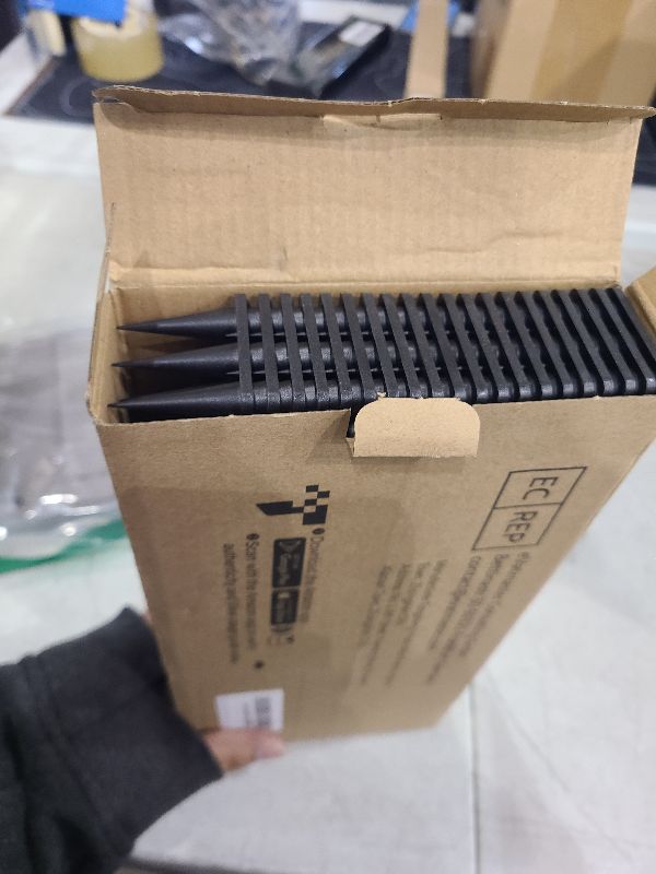 Photo 1 of BORHOOD Bird Spikes, 20 Pack Pigeon Deterrent for Small Birds Raccoon Cats Defender for Outside to Keep Squirrel Away, Plastic Fence Spike for Railing and Roof-Black