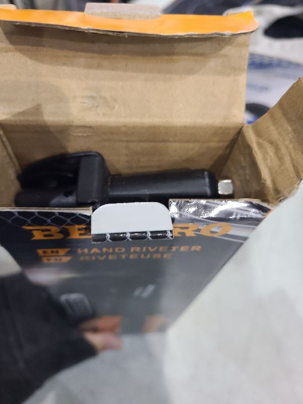 Photo 1 of BEETRO Heavy Duty Hand Riveter, Rivet Gun, 3/32"-1/8"-5/32"-3/16", 4 Nosepieces Set Includes 100pcs Rivets, Durable and Suitable for Metal, Plastic and Leather
