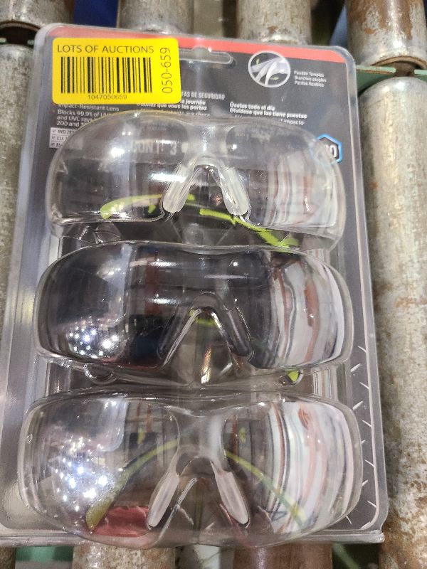 Photo 1 of 3M SecureFit 400 Safety Eyewear, 3 Pack, Multi Shaded Lenses (Clear + Mirror + Gray Lenses), Impact-Resistant Lens, Blocks 99.9% of UV, Anti Fog, Low Profile Design Safety Glasses (SF400-W-3PK-PS)
