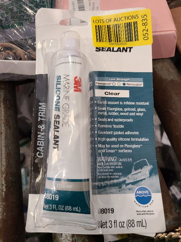 Photo 1 of 3M Marine Adhesive/Sealant Fast Cure 4200, 06564, Black, 1/10 Gallon
