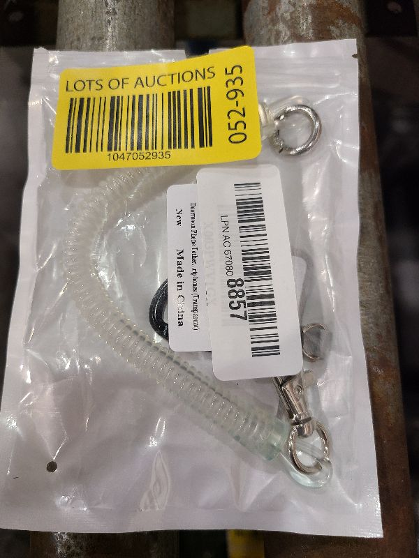 Photo 1 of Doormoon Phone Tether with Patch, Universal Straps 2 Pcak Anchor for Skiing Kayaking Fishing Paddles Anti-Drop Lanyard Compatible for iPhone Samsung Pixel Most Smartphones (Transparent)