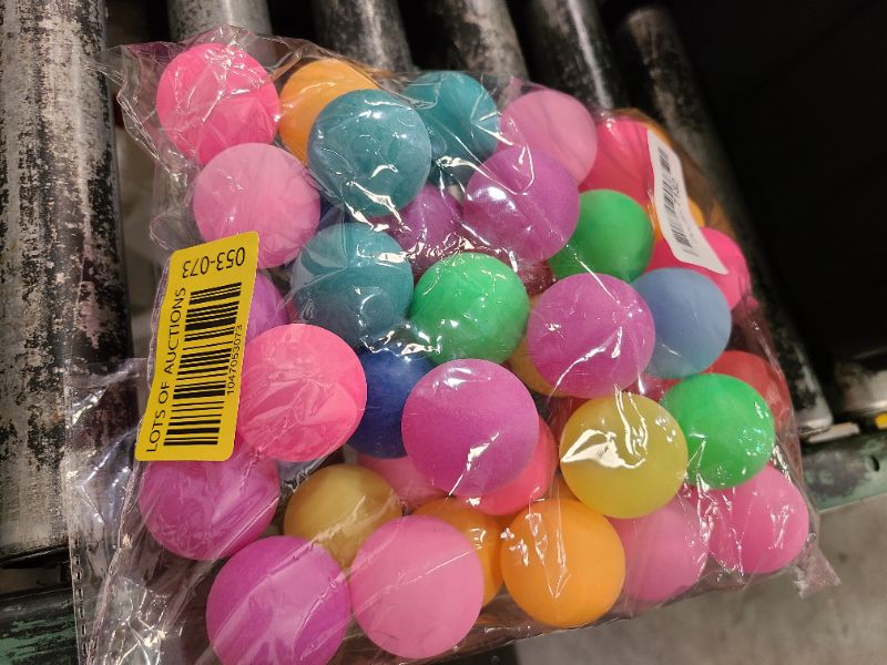 Photo 1 of 60Pcs Table Tennis Balls,40mm Plastic Ping Pong Ball for Game,Party,DIY Arts,Pet Toy,Decor,Multi Colored,Less Bounce