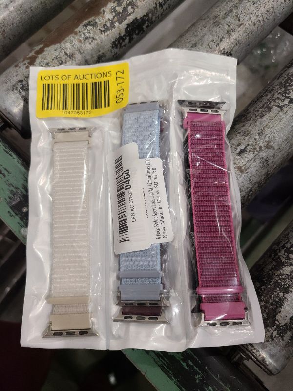 Photo 1 of 5 Pack Nylon Sport Loop Band Compatible with Apple Watch Bands 38mm/40mm/41mm/42mm(Series 10) iwatch Bands for Women Men, Soft Adjustable Strap for iWatch Series 10 9 8 7 6 5 4 3 2 1 SE Ultra (H:Dragon Fruit/Plum/Blue Cloud/Black/Pearl Pink/Starlight, 38/