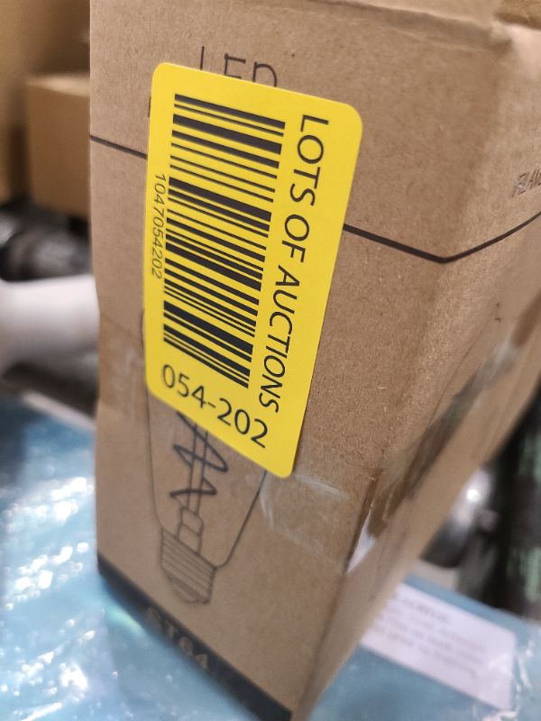 Photo 1 of 12V LED Edison Bulbs 40W Equivalent, Low Voltage 4W Vintage Style Spiral LED Filament Light Bulbs, E26 Medium Base, Warm White 2700K, Antique ST64 Amber Glass Bulb for RV, 3 Pack