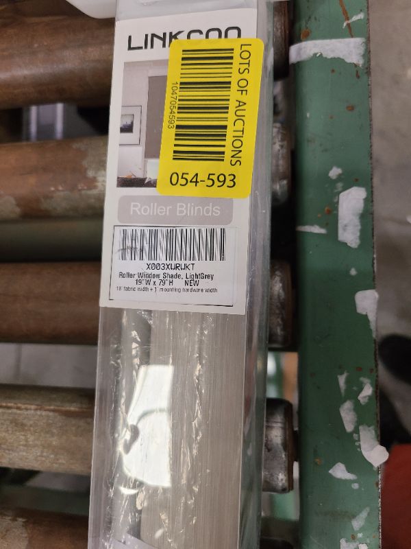 Photo 1 of 19"W x 79"H LinkCoo Light Grey Roller Blinds