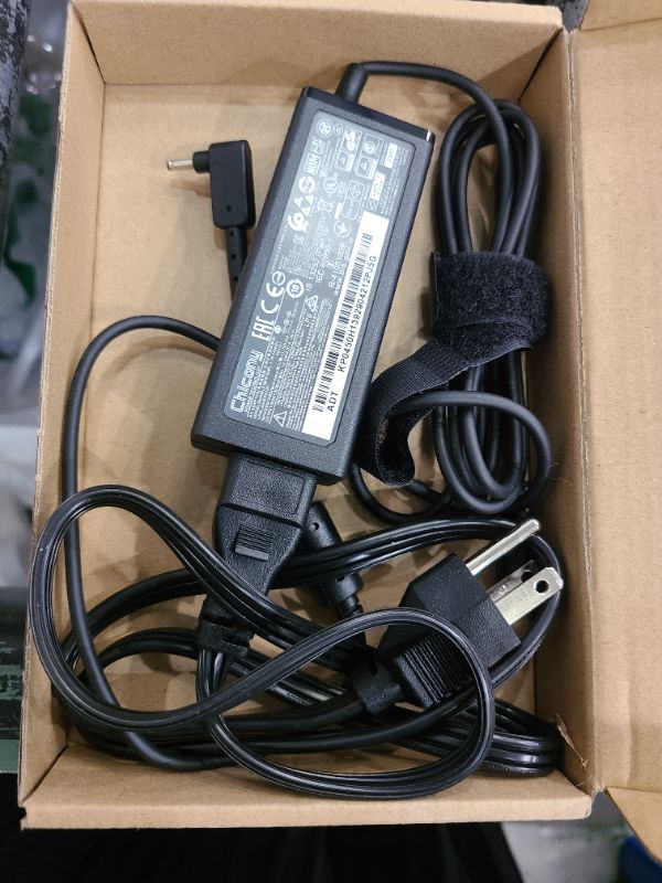 Photo 1 of 45W Power Supply for Acer Aspire A315-23 A315-24P A315-35 A317-53 A317-54 A317-55P A115-32 A314-22 A314-23P A514-55 A515-45 A517-52 A314-36P Aspire 1 3 5 Series Laptop Charger a18-045n2a