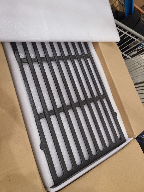 Photo 1 of 17.5 Inch 7637 Cooking Grates for Weber Spirit & Spirit II 200 Series Spirit E210 Spirit E220 Spirit S210 S220 with Front Control, Cast Iron Grates Replacement Parts for Weber Spirit 2 Burner E-210