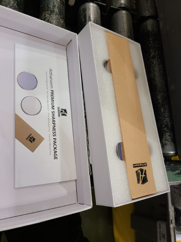Photo 1 of #3000 Fine #6000 Extra-Fine Corundum Whetstone Disc And Leather Strop Compatible With HORL 2 And For HORL 2 Pro