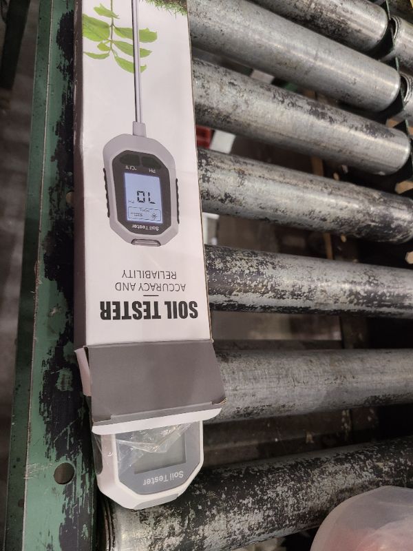 Photo 1 of 4-in-1 Soil Moisture Meter Digital Plant Temperature/Soil Moisture/PH Meter/Sunlight Intensity Backlight LCD Display Soil Test Meter for Gardening, Farming and Outdoor Plants