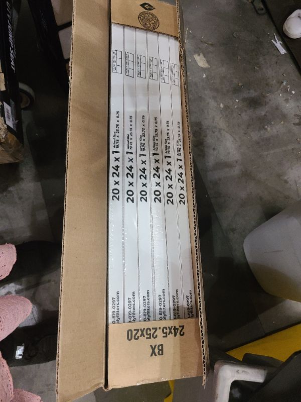 Photo 1 of 20 x 24 x 1 Merv 8 Furnace Filter 6 Pack