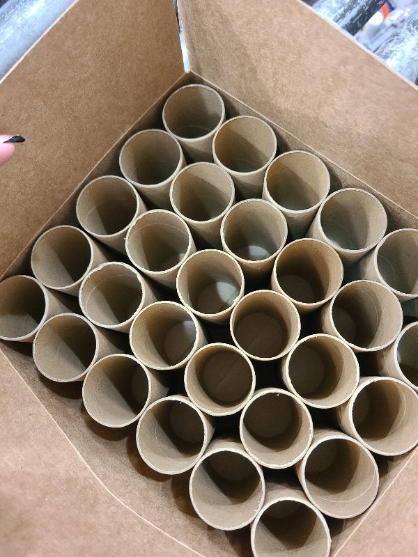 Photo 1 of 30 Pack Craft Rolls - Thick Cardboard Tubes for Crafts - Round Tubes - Cardboard Tubes For Crafts - Craft Tubes - Craft Round Tubes - Paper Tube for Crafts - 1.57 x 3.9 inches - Brown