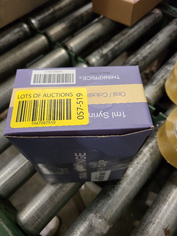 Photo 1 of 50 Pcs 1ml Syringes with Caps Oral Dispenser Individually Sterile Warpped for Medicine Dropper, Colostrum Collect Feeding Pets, Liquid