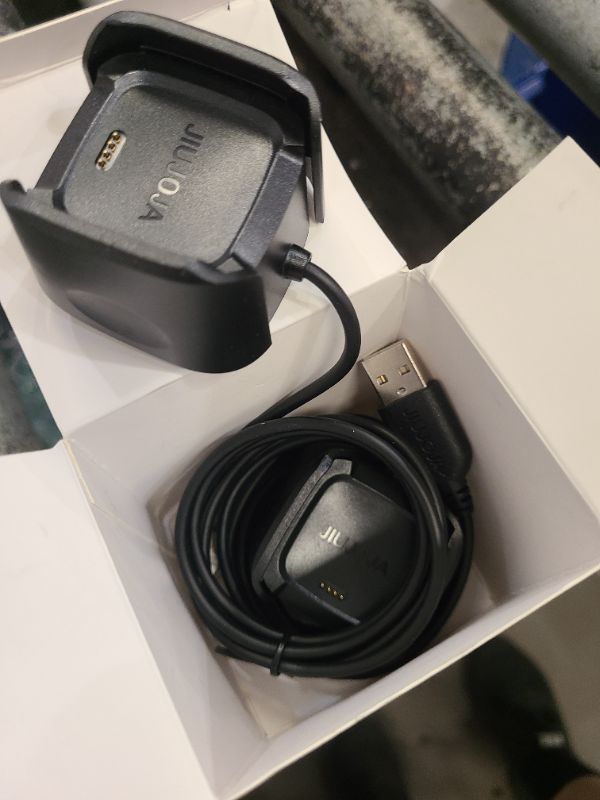 Photo 1 of 2PACK Charging Dock Compatible with Fitbit Versa/Lite/SE,(not for Versa 2) Charger, Cord Stand and Screen Protectors for Smart Watch