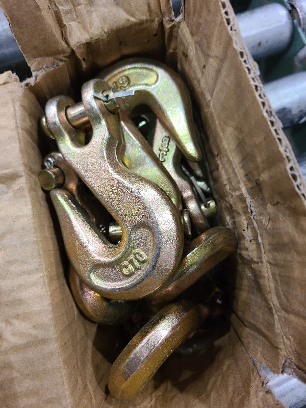 Photo 1 of 10PCS 3/8'' Heavy Duty Chain Hook, Forged Grade 70 Grab Hooks for Truck, Trailer, Rigging, Fishing Boat and Crane, 26,000 Lbs Capacity