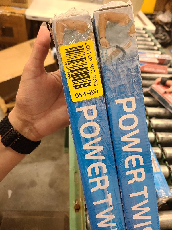 Photo 1 of 2 Pack of Power Twister Bar Set, Upper Body Workout, Arms Strength Training, Chest, Heavy Duty Spring bar (66lb - 30kg & 110lb - 50kg) for Intermediate & Advanced levels