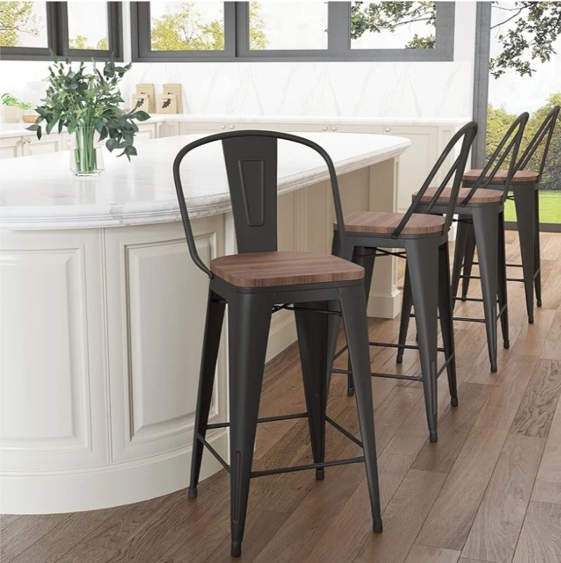 Photo 1 of 1 SINGLE Aklaus Metal Bar Stool