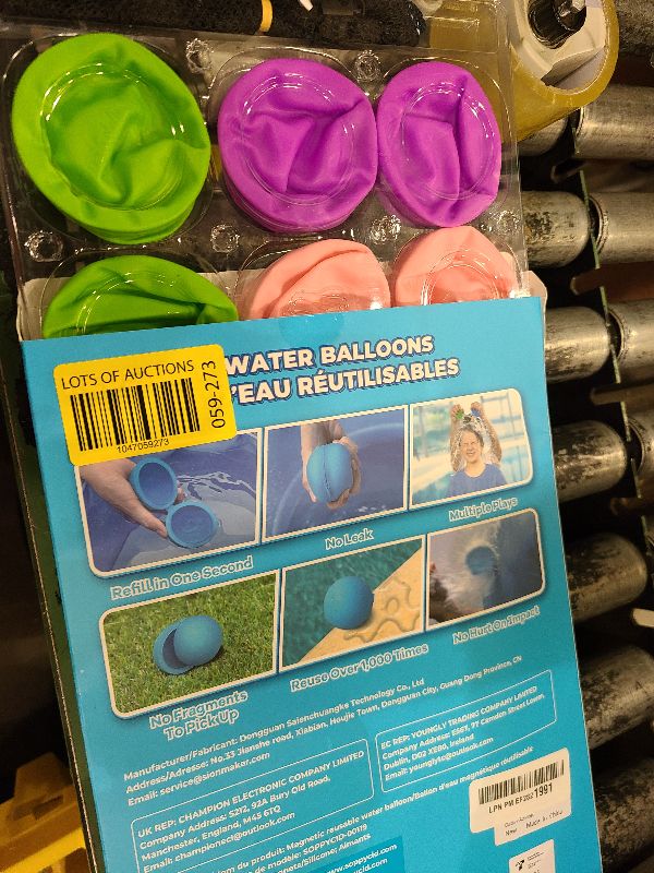 Photo 1 of 12Pcs Reusable Water Balloons, Pool Beach water Toys for Boys and Girls, Outdoor Summer Toys for Kids Ages 3-12