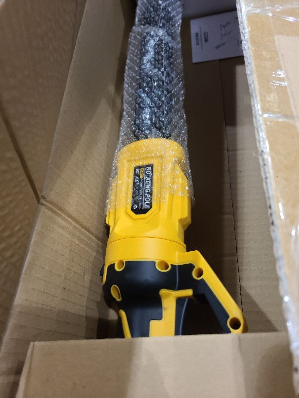 Photo 1 of 2-in-1 6-Inch Cordless Pole Saw & Chainsaw for DeWALT 20V MAX* Battery, with 1 x 3.0Ah Battery, Brushless Motor, 7 Pounds, Ultralight, Auto Greasing, S