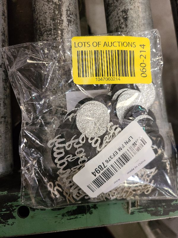 Photo 1 of 200Pcs Happy Birthday Confetti Glitter Silver and Black Circle Dots Confetti Table confetti for Birthday party Halloween Bachelorette Wedding Baby Shower Decorations