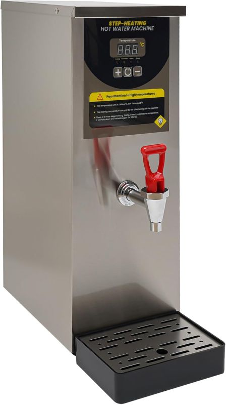 Photo 1 of Zulay Commercial Coffee Maker Machine Urn - Large Percolator Pot Dispenser With Double-Wall Stainless Steel, Quick Brew, Stays Hot - Also for Water, Tea, Beverage at Events & Catering - 100 Cup Silver