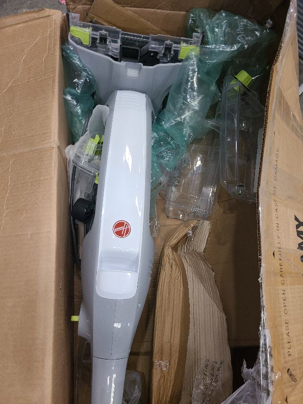 Photo 1 of Hoover FloorMate Deluxe Hard Floor Cleaner Machine, Lightweight Cleaning Machine, Floor Scrubber with Spin Scrub Brushes, Wash and Dry Mode, Ideal for Hardwood, Vinyl, Tile, Laminate and More