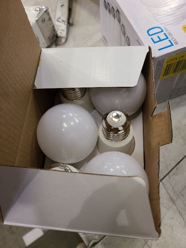 Photo 1 of LED Light Bulbs 100 Watt Equivalent 1600 Lumens, A19 14W Super Bright Daylight White 5000K LED Bulbs, Standard E26 Medium Screw Light Bulbs Non-Dimmable, 25000+Hrs Lifespan, No-Flicker, 12-Pack