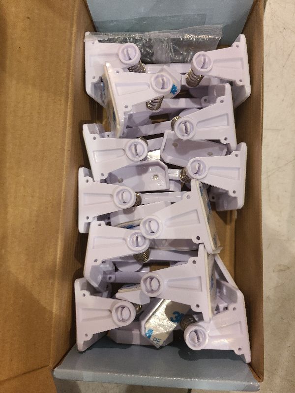 Photo 1 of 12 Pack Cabinet Locks Child Safety | Baby Safety Cabinet Locks NO Drilling 3M Adhesive Baby Proof Drawer Lock Child proofing cabinets latches for Kids Latch for Drawers & Door Child Safety Locks
