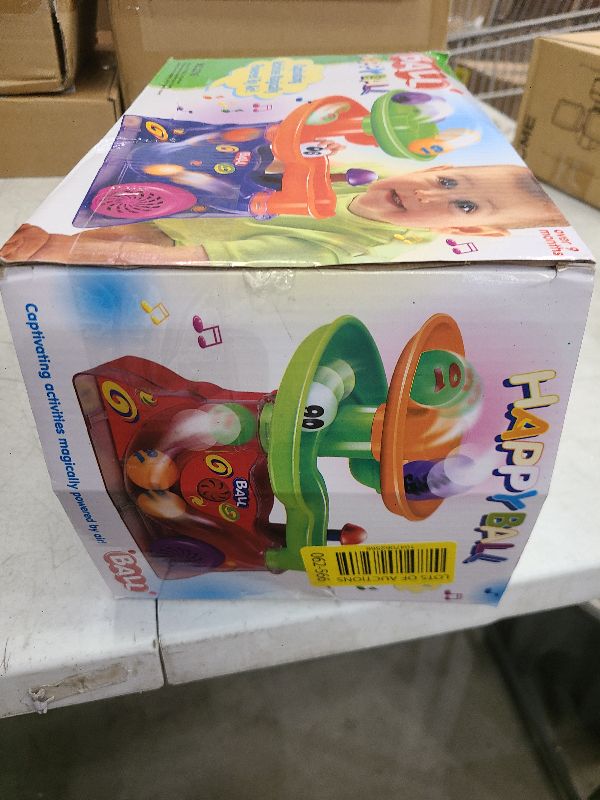 Photo 1 of Interactive Busy Ball Popper Toy for Toddlers - Ball Drop and Roll Active Musical Toy with 5 Colorful Ball Popping Game for Toddler Motor Skills Development, Sensory Play for Kids,STEM Baby Toy Gift