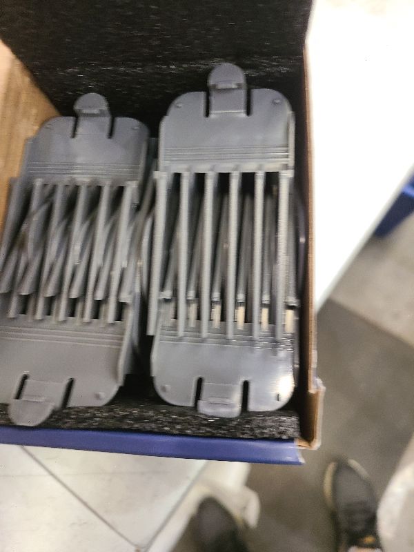 Photo 1 of 3 Inch Hair Clipper Combs Guides, Hair Clipper Guards 1 & 1/4" 1 & 1/2" 2", Mega NO.16 NO.12 NO.10 fits for most Wahl Clippers (Gray, 8pcs Mega Set)