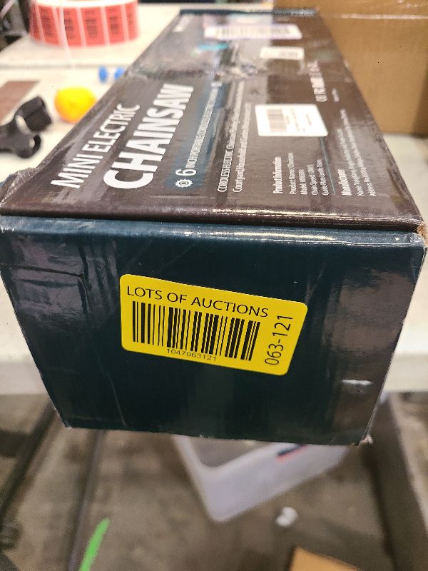 Photo 1 of 6 Inch Mini Chainsaw Cordless, Portable Electric Chainsaw, for Wood Cutting, Tree Trimming, Courtyard, Household, and Garden