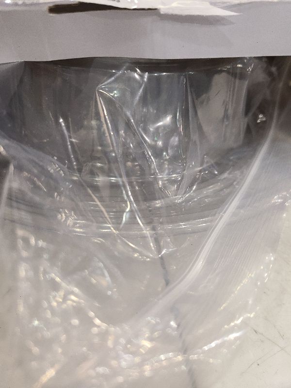 Photo 1 of 6 Tiers Round Macaron Tower Stand Plastic Transparent Cake Stand Macaron Display Rack Desserts Cupcake Holder Platter for Baby Shower, Birthday Party, Wedding, Party Decor