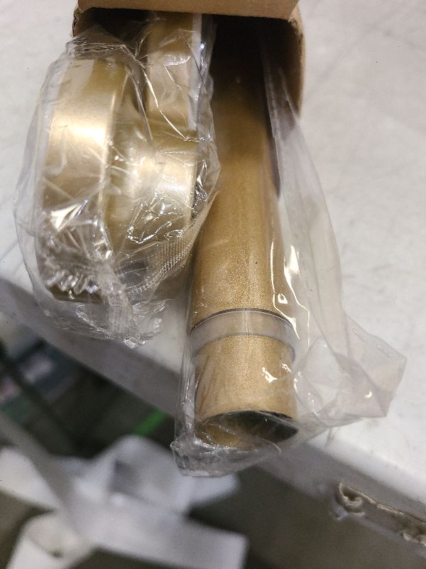 Photo 1 of AIZESI Small Tension Rod 16 To 28 Inch?Gold Tension Curtain Rod 1 Inch Diameter Small Tension Rod No Drilling, Anti-Slip, Premium Stainless Steel Anti-Rust Short Tension Rod