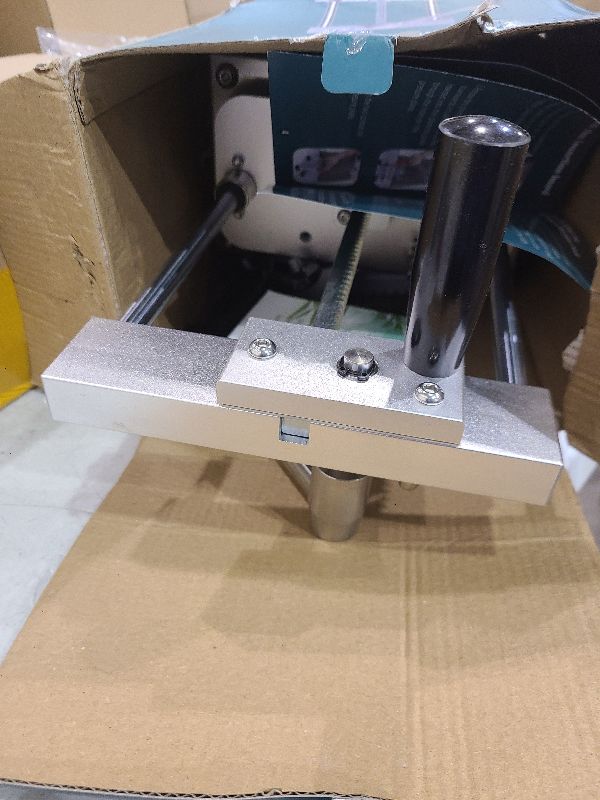 Photo 1 of French Fry Cutter, Professional Potato Cutter Great for Potatoes Carrots Cucumbers onion Multifunctional Vegetable Chopper With 1/4" and 1/2" Blades MISSING LARGE BLADE AND ACCESSORIES