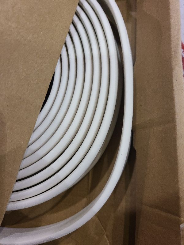 Photo 1 of 1 PCS Peel and Stick Wall Molding 16.4 Ft x 1.2" Chair Rail Moulding for Walls Adhesive Flexible Molding Trim for Home Decoration and Wall Protection