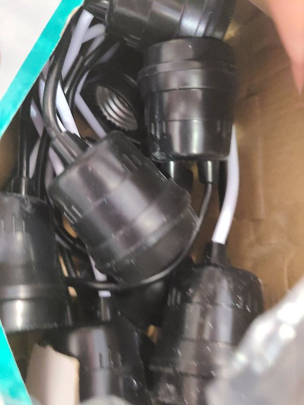 Photo 1 of 12pcs Lamp Base Waterproof Black Pigtail Lamp Holder Socket 250V 6A (12)