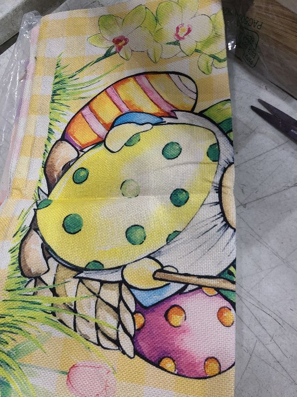 Photo 1 of 4Pcs/Set Easter Pillow Covers 18x18 inch Watercolor Happy Easter Throw Pillow Covers Buffalo Plaid Gnome Bunny Flower Eggs Cushion Pillow Cases for Spring Easter Home Office Couch Bed Decoration