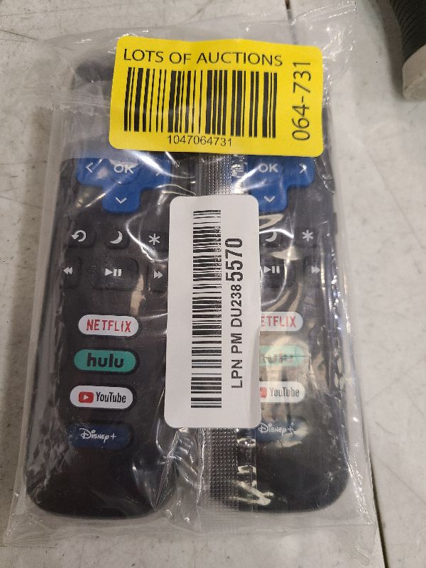 Photo 1 of (Pack of 2) Replacement-Remote-Control for Roku-TV,Compatible for TCL Roku/Hisense Roku/Onn Roku/Philips Roku Smart TVs(Not for Roku Stick and Box)