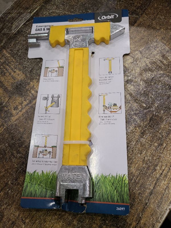 Photo 1 of Orbit 26097 Gas and Water Emergency Shut Off Tool