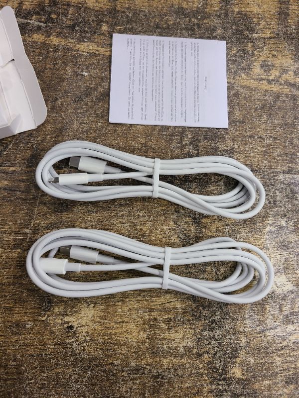 Photo 1 of 2Pack for iPhone14/13/12 Fast Charger Cable 6ft [Apple MFi Certified], USB Type C to Lightning Cable 6 Foot Apple iPhone Charging Cord for iPhone14 13 12 Pro XR XS Plus