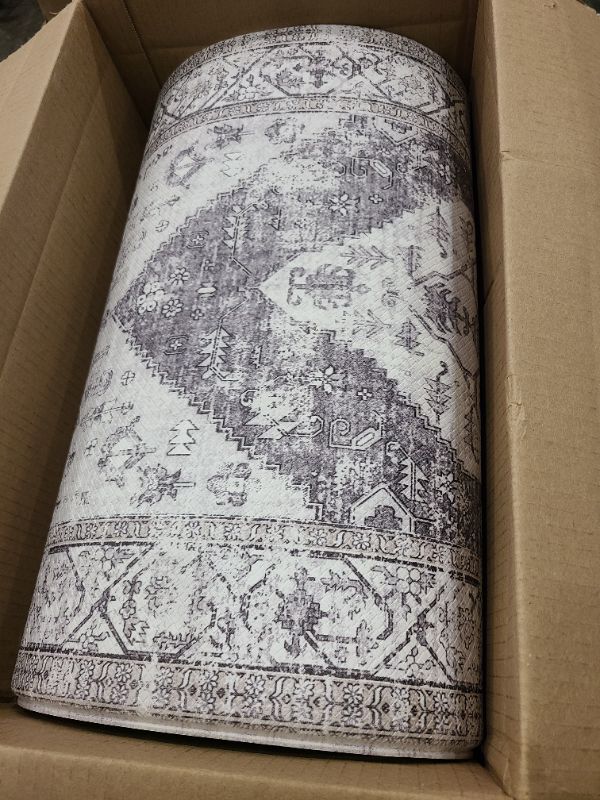 Photo 1 of KIMODE Kitchen Mat for Floor Anti Fatigue Cushioned, 20"x59"+20"x32" Boho Oriental Kitchen Runner Rug, Non Skid Padded Kitchen Floor Mat, Comfort Standing Desk Mats for Laundry Office Sink Grey