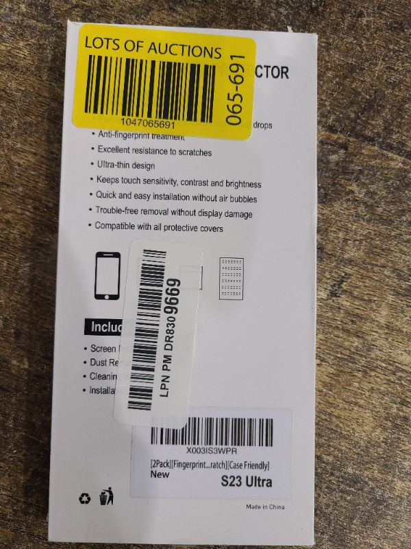 Photo 1 of AACL for Samsung Galaxy S23 Ultra Screen Protector Tempered Glass, 3D Curved Glass for S23 Ultra 5G,6.8 Inch [Fingerprint Unlock][Anti-Scratch][Case Friendly][2 Pack]