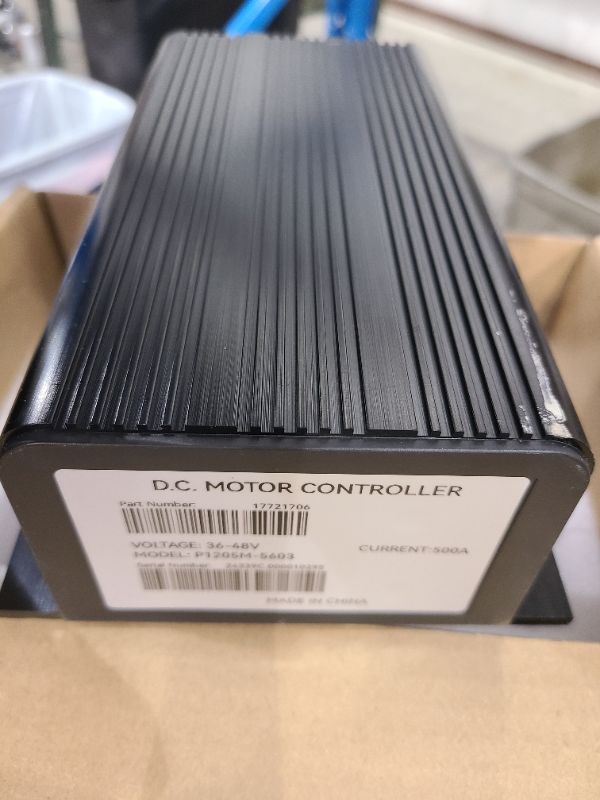Photo 1 of 1205M-5601 48V 500A 0-5K? DC Motor Controller for Curtis Golf Carts Controller Replace EZGO Golf Carts Speed Controller 1205M-5603 1205-209 1205-201 Curtis DC Speed Controller