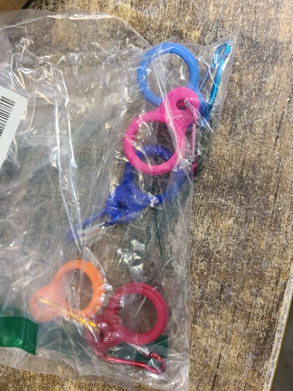 Photo 1 of Akamino Silicone Water Bottle Carrier Colorful Bottle Holder with Keychain Clip Ring for Outdoor Activities or Daily Use - 5 Pieces