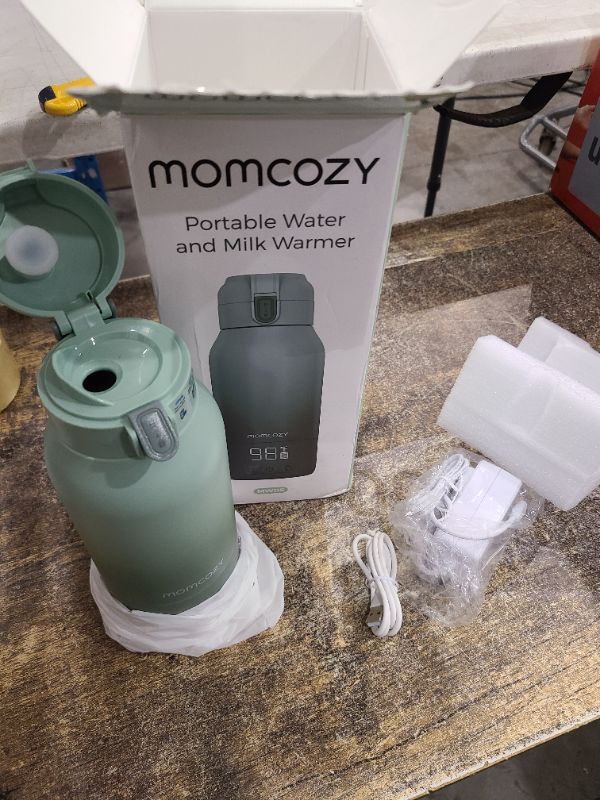 Photo 1 of Momcozy Portable Milk Warmer for Travel – Dual Heating Modes for Breast Milk & Water, Portable Bottle Warmer with Fast Heating & Long Battery Life, 17 Ounces Large Capacity to Meet Your All-Day Needs