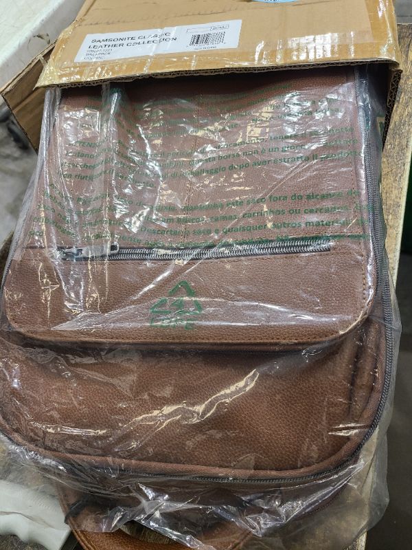 Photo 1 of Samsonite Classic Business Leather Backpack