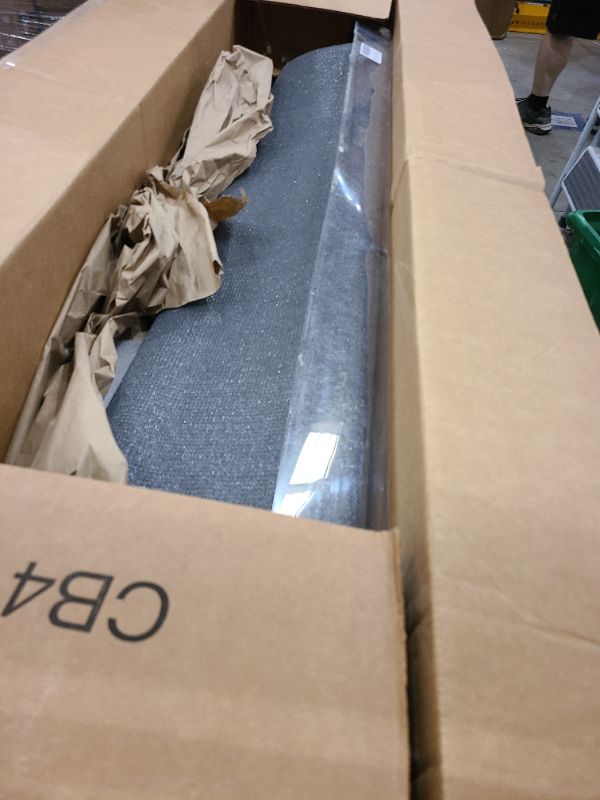 Photo 1 of AOSKY Outdoor Roller Shades?Cordless Patio Shades Roll Up Outdoor Blinds?Roller Blinds Cloth for Porch Pergola Balcony Backyard Windows?96" W x 96" H?Grey
