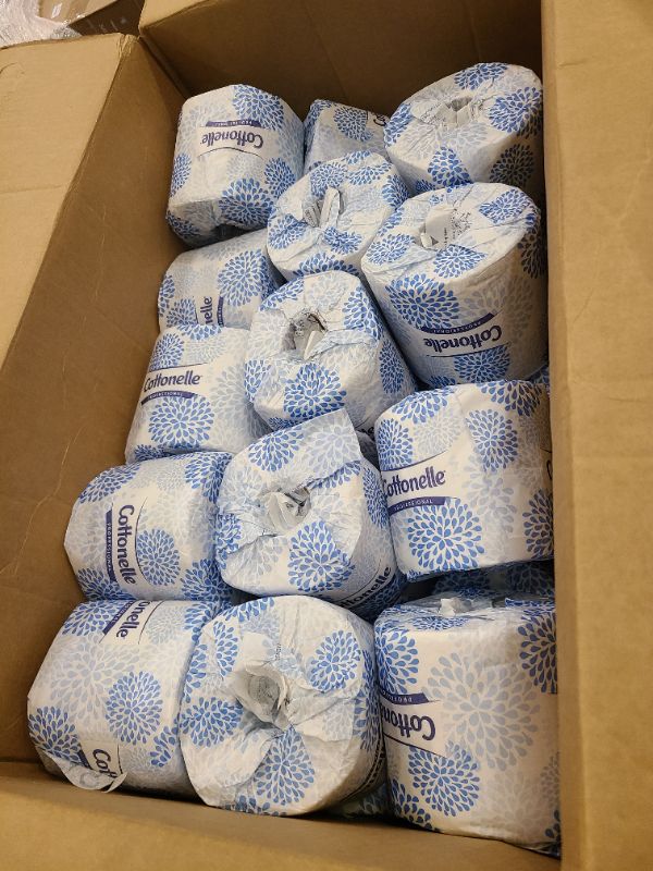 Photo 1 of 2-Ply White Cottonelle Professional Bulk Standard Toilet Paper Rolls for Business (451-Sheets/Roll, 60-Rolls/Case)
